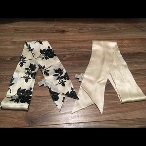 Pair of Banana Republic 100% Silk Scarves
